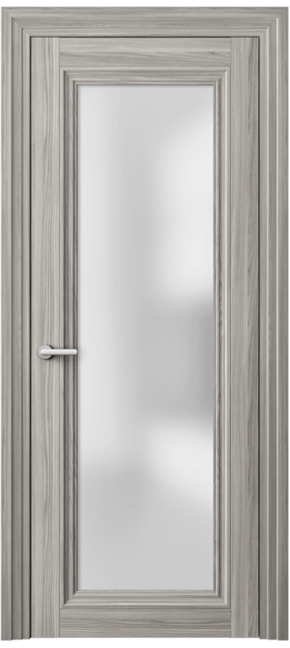 Межкомнатная дверь Центро 2502 Имбирный ясень Сатинированное стекло Цена 53520 ₽ | Volhovec