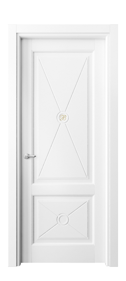 Межкомнатная дверь Тоскана Литера 6363 Матовый белоснежный  Цена 5700 AZE | Volhovec