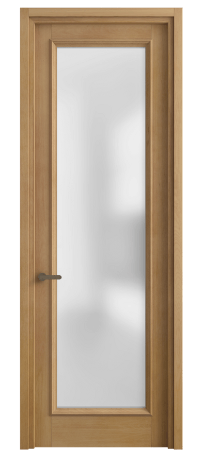 Межкомнатная дверь Шарм 6702 Бук натуральный матовый Сатинированное стекло Цена 122100 ₽ | Volhovec