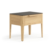 Тумба прикроватная Piega 1 ящик дуб соломенный матовый