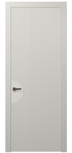 Дверь межкомнатная 8624 МТСР. Цвет Матовый тёплый серый. Материал Гладкая эмаль. Коллекция Дюна. Картинка.