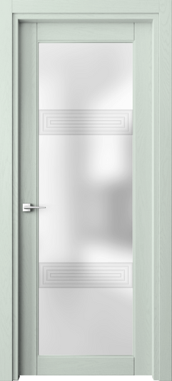 Дверь межкомнатная 6112 NCS S 1005-B80G 3D. Цвет NCS NCS S 1005-B80G. Материал Массив дуба эмаль. Коллекция Эго. Картинка.