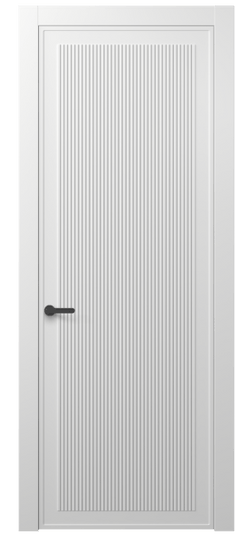 Дверь межкомнатная 8622 МБЛ . Цвет Матовый белоснежный. Материал Гладкая эмаль. Коллекция Дюна. Картинка.