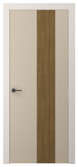Дверь межкомнатная АКП 4225 ПЭСК. Цвет ПЭТ серо-коричневый . Материал ПЭТ. Коллекция Фридом. Картинка.