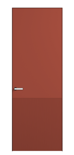 Дверь межкомнатная 8204 NCS S 3040-Y80R. Цвет NCS NCS S 3040-Y80R. Материал Гладкая эмаль. Коллекция Вельвет. Картинка.