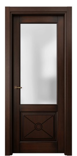 Дверь межкомнатная 6362 БТП САТ. Цвет Бук тёмный с патиной. Материал Массив бука с патиной. Коллекция Тоскана Литера. Картинка.