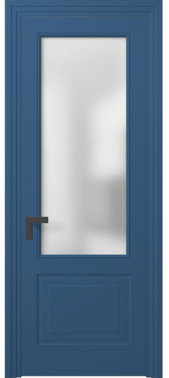 Дверь межкомнатная 8352 Бриллиантово-синий RAL 5007. Цвет RAL Бриллиантово-синий RAL 5007. Материал Гладкая эмаль. Коллекция Рокка. Картинка.