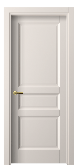 Дверь межкомнатная 1431 ПЭТБ. Цвет ПЭТ тёплый-белый. Материал ПЭТ. Коллекция Галант. Картинка.
