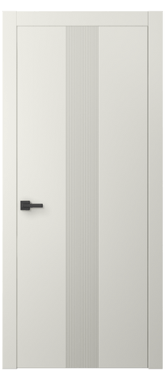 Дверь межкомнатная 8042 МЖМ. Цвет Матовый жемчужный. Материал Гладкая эмаль. Коллекция Линия. Картинка.