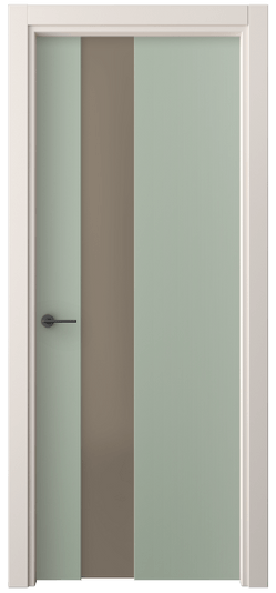 Дверь межкомнатная 4224 ПЭСО. Цвет ПЭТ светло-оливковый. Материал ПЭТ. Коллекция Фридом. Картинка.