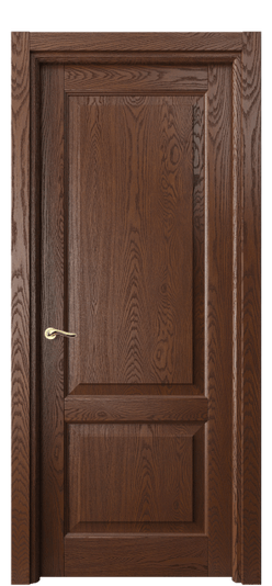 Дверь межкомнатная 0741 ДКЧ.Б. Цвет Дуб коньячный брашированный. Материал Массив дуба брашированный. Коллекция Лигнум. Картинка.