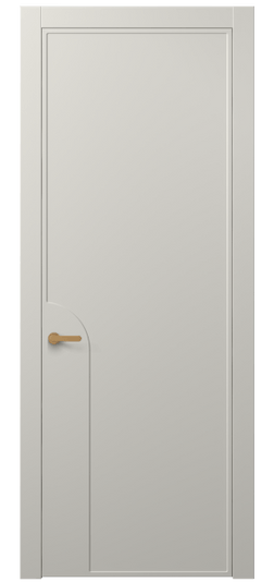 Дверь межкомнатная АКП 8605 МТСР. Цвет Матовый тёплый серый. Материал Гладкая эмаль. Коллекция Фрэйм. Картинка.