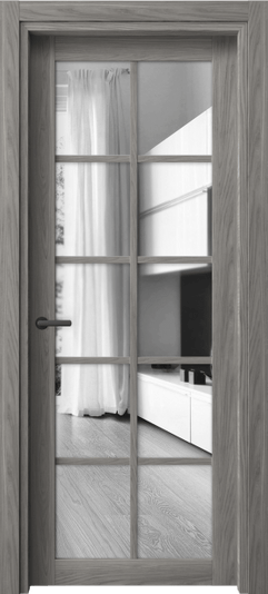 Дверь межкомнатная 2106 ИМЯ ДВ ЗЕР. Цвет Имбирный ясень. Материал Сиплекс ламинатин. Коллекция Нео. Картинка.