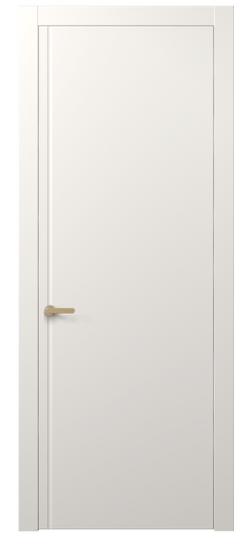 Дверь межкомнатная 8644 МПБЛ. Цвет Матовый пудровый белый. Материал Гладкая эмаль. Коллекция Альба. Картинка.