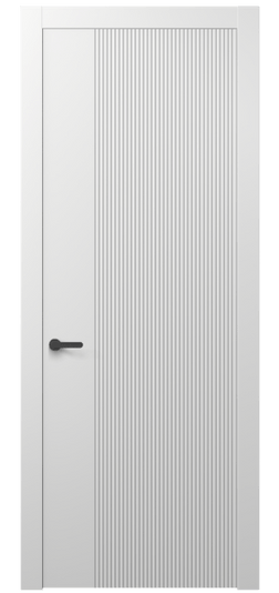 Дверь межкомнатная 8623 МБЛ . Цвет Матовый белоснежный. Материал Гладкая эмаль. Коллекция Дюна. Картинка.