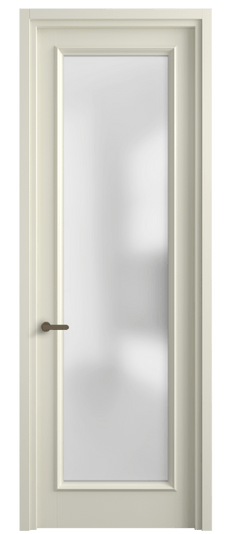 Дверь межкомнатная 6702 ММБ САТ. Цвет Матовый молочно-белый. Материал Гладкая эмаль. Коллекция Шарм. Картинка.