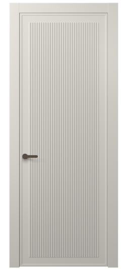 Дверь межкомнатная АКП 8622 МОС. Цвет Матовый облачно-серый. Материал Гладкая эмаль. Коллекция Дюна. Картинка.