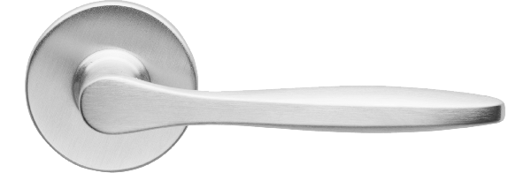 Ручки для дверей Ручка дверная Типо. Цвет Матовый хром. Коллекция Типо. Картинка.